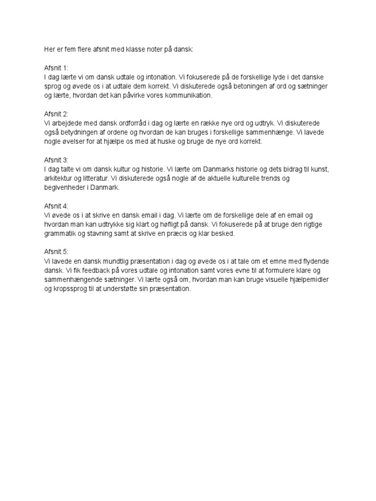 Class Notes - 5 | PDF