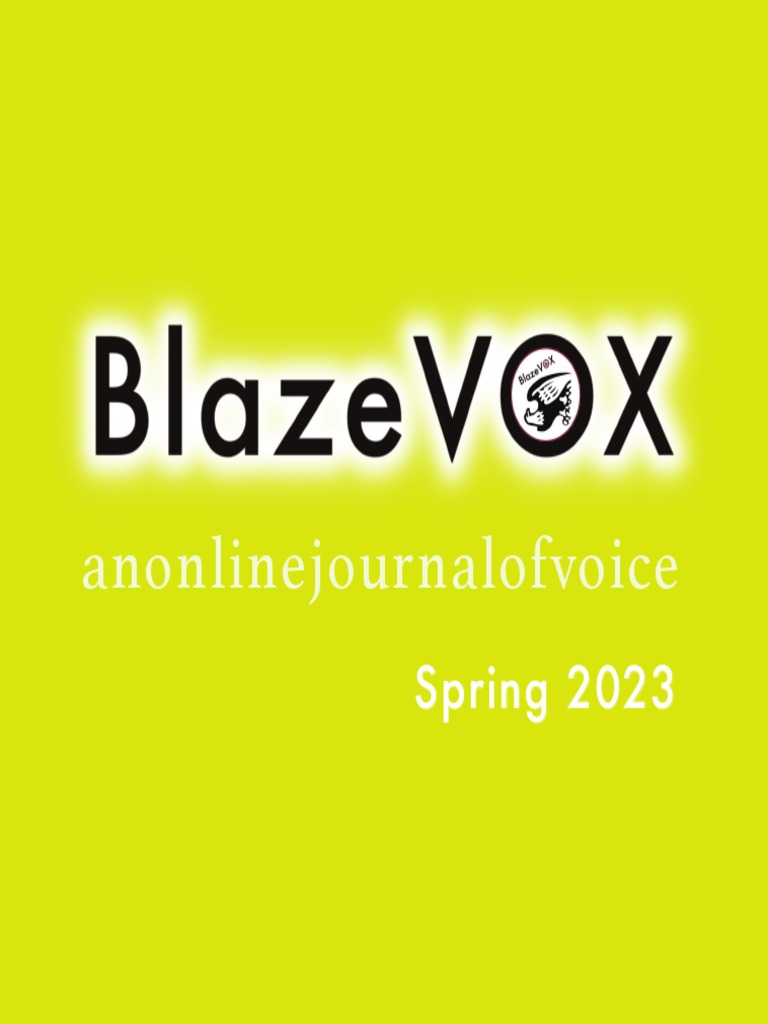 BlazeVOX23 Spring23, PDF