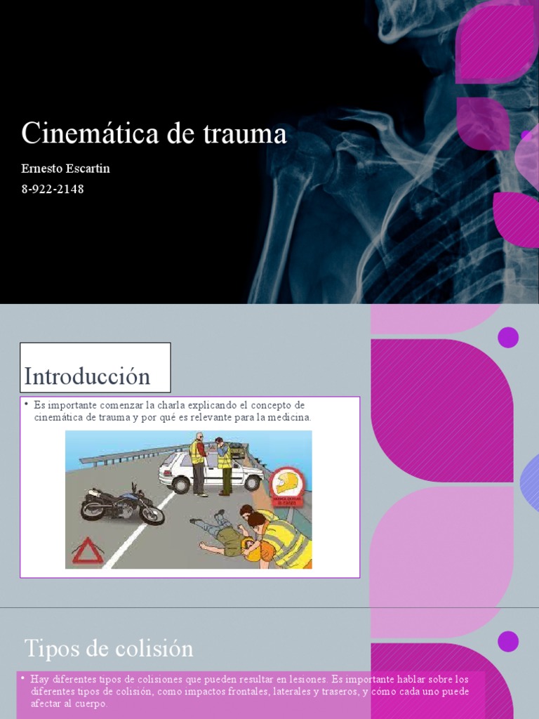 Cinemática de Trauma | PDF | Lesión | Enfermedades y trastornos