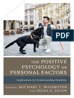 Michael L. Wehmeyer - Dana S. Dunn - The Positive Psychology of Personal Factors - Implications For Understanding Disability-Lexington Books (2022)