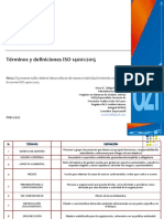 Taller Términos y Definiciones ISO 14001 V 2015