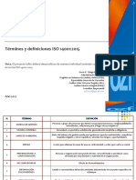 Taller Términos y Definiciones ISO 14001 V 2015