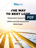 How larger solar modules lower CAPEX and LCOE