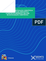 Oficina de Alfabetização Científica E Alfabetização Midiática A Partir de Matérias On-Line de Divulgação Científica