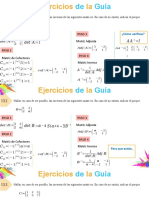 Ejercicios Matriz Inversa TP2