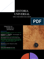 Historia Universal: Mtro. César Alfredo Ayala Aguilar