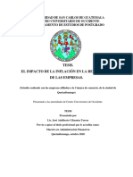 Inflacion y Rentabilidad Empresarial Tesis