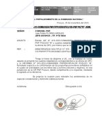 OF #025-2022, Remite INF #015-2022 y Cuadros Estadísticos Correspondientes A La Oficina de OPC de La CR PNP Pozuzo.