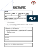 Evaluación 1 Ciencias Naturales 8vo Básico