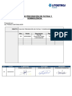 Plan Prevención de Fatiga y Somnolencia. Ch. Callahuanca.