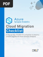 Next Pathway - Azure Synapse Analytics Migration Checklist