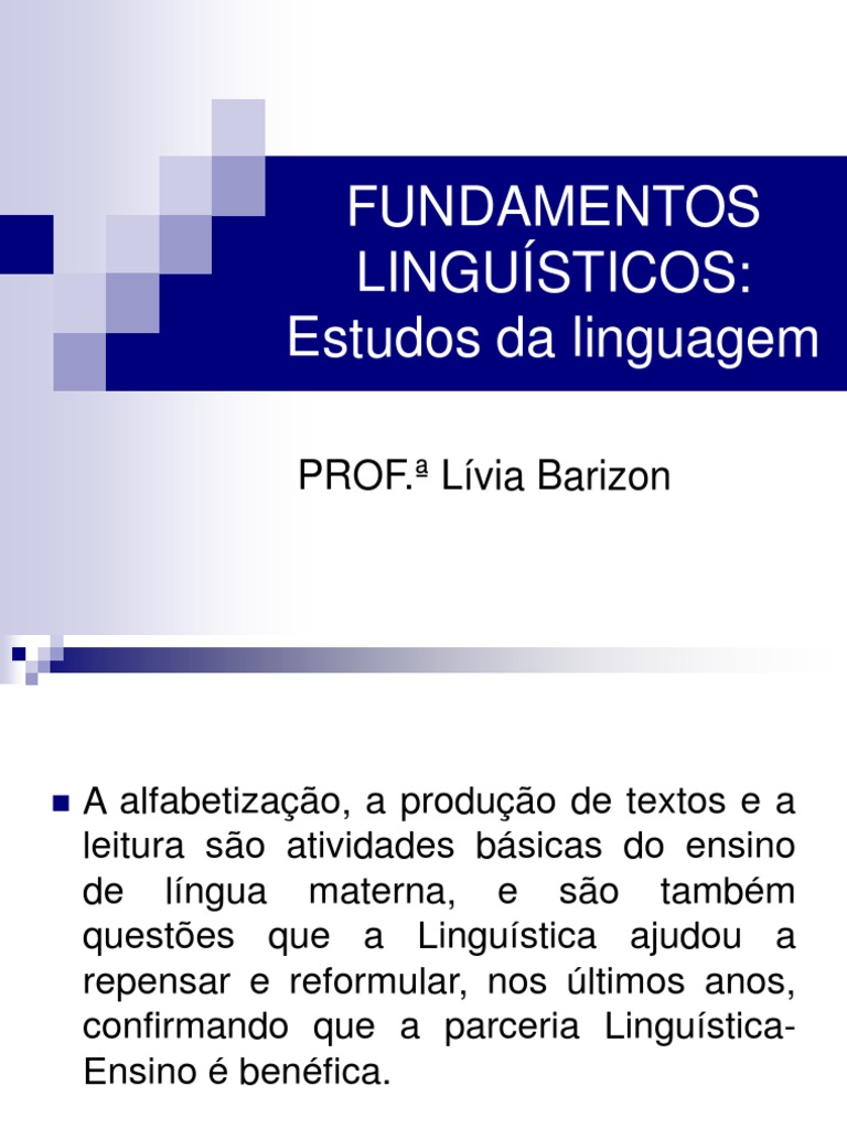 Conceitos Linguísticos - Linguagem | PDF | Linguística | Comunicação