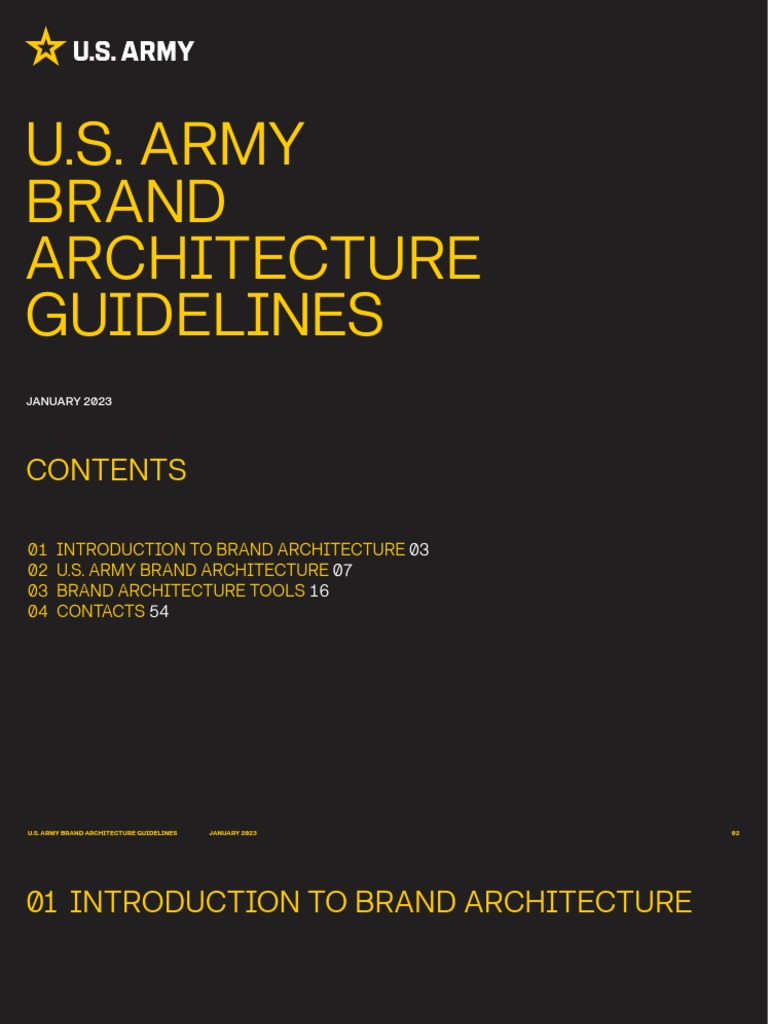 U.S. Army Brand Architecture Guide | PDF | Brand | Regiment