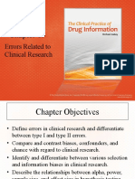 Errors Related To Clinical Research