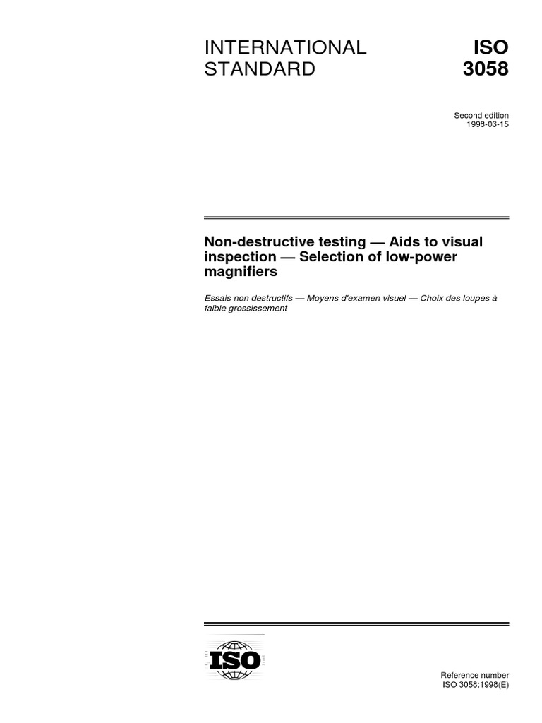 ISO 3058 en | PDF | International Organization For Standardization ...