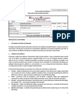 Vicerrectoría Académica Dirección de Desarrollo Educativo: Detalle de La Actividad