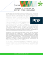 Estructura de La Informacion DOCUMENTADA - NTCISO 9001:2015: WWW - Senavirtual.edu - Co