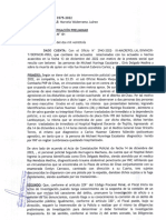 Apertura de Investigación - Muerte Carlos Huamán