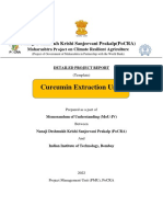 Curcumin Extraction Unit: Nanaji Deshmukh Krishi Sanjeevani Prakalp (Pocra)