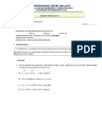 Universidad César Vallejo: - Asignatura: Matemática Iii