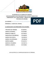 Derechos humanos votar extranjeros Córdoba