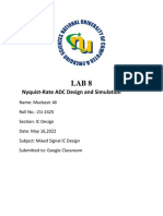 LAB 8 Nyquist-Rate ADC Design and Simulation