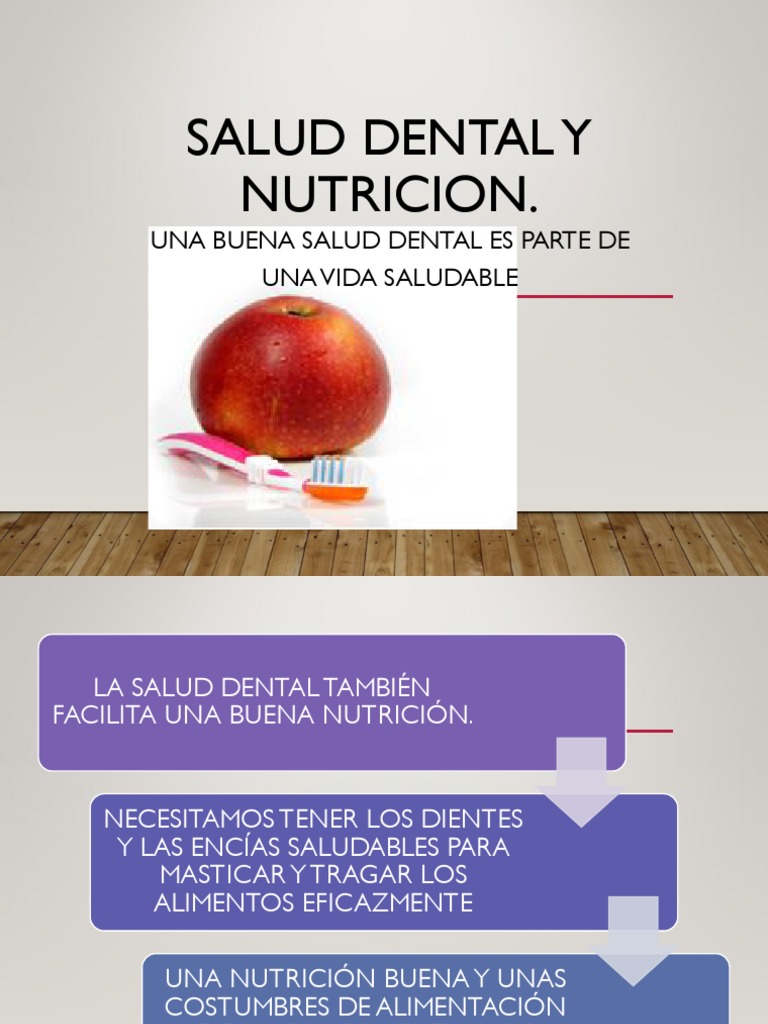 Salud Dental y Nutrición Esencial | PDF