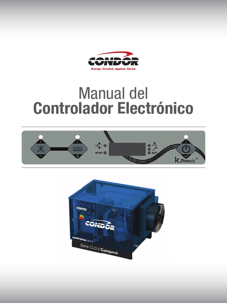 Manual Controlador Compresor CONDOR CLS | PDF