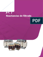 Reactancias de Filtrado: Protección y Control