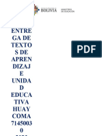 3ro de Primaria - Entrega de Textos 2023 Unidad Educativa Huaycoma