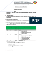 Especificaciones Tecnica-Radiofonia Completta para La CC - NN Checopiari