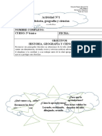 Actividad 5° Básico