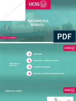 Curso Matemática Básica I: SEMESTRE 2023-1