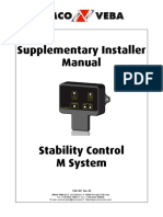 Installer Manual for M Stability Control System