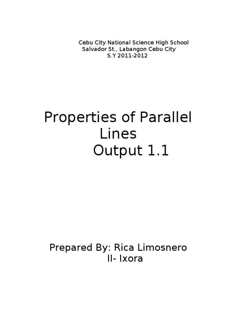 Cebu City National Science High School PDF