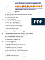 BỘ CÂU HỎI PHÁT BIỂU ĐÚNG SAI VÔ CƠ - File đề - TYHH