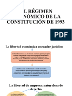 El Régimen Económico de La Constitución de 1993