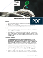 Semillero de Esperanza Temas para Los Jóvenes: Pies Tu Palabra, y Lumbrera A Mi Camino" (Sal. 119:105) - (RVR1960)