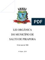 Lei Orgânica do Município de Salto de Pirapora