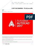 Link Autocad 2017 Full Tốc độ Cao - Update
