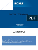 Bioetica Y Rol Laboral: Denisse Tapia Romo I Semestre 2021