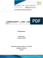 Plantilla Fase 3 - Validación Del Modelo de Negocio