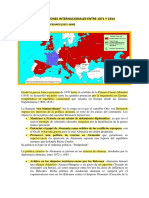 Las Relaciones Internacionales Entre 1871 Y 1914: A) Los Sistemas Bismarckianos (1871-1890)