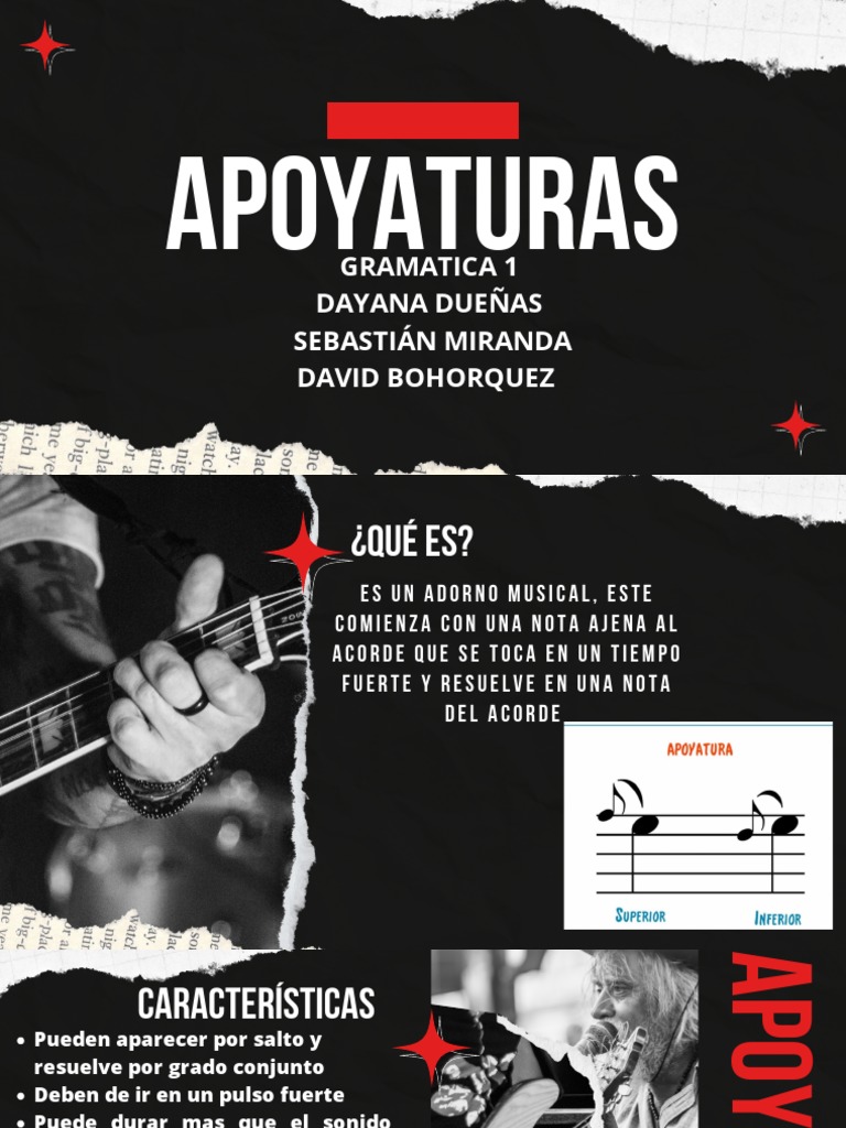 Apoyaturas Características, Tipos y Ejemplos de este Adorno Musical PDF