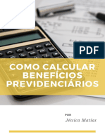 E - Book Como Calcular Benefícios Previdenciários - Jéssica Matias