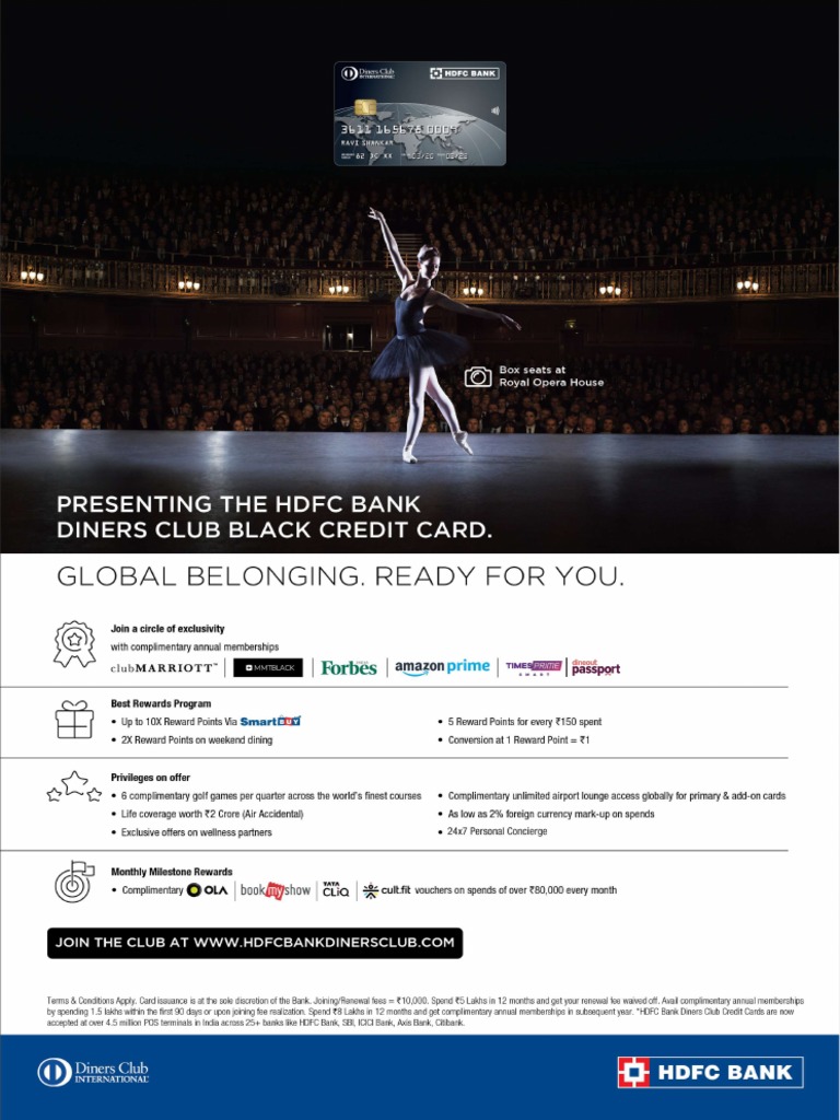 Diners Black One Pager PDF