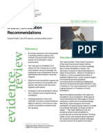 Mould Remediation Evidence Review March 2014