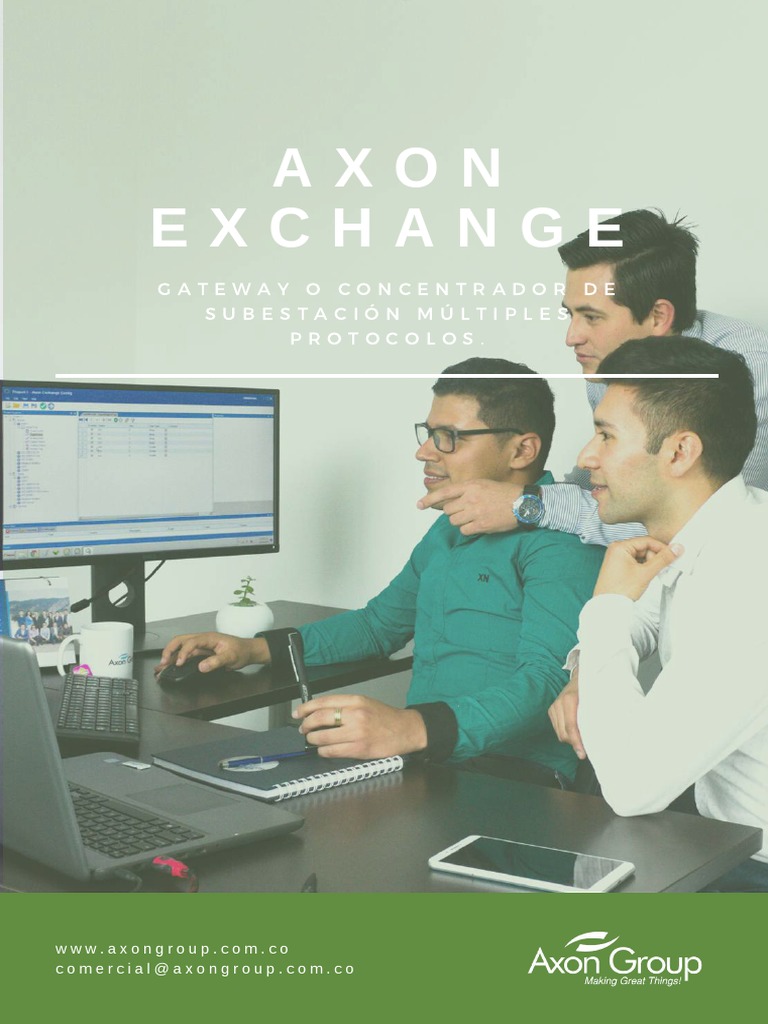 Gateway Axon Exchange para Subestaciones | PDF | Servidor Microsoft ...