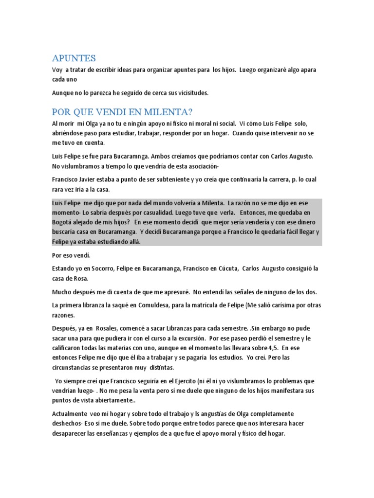 Reflexiones sobre la familia y el apoyo | PDF
