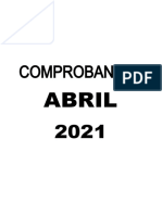 Comprobantes: Abril